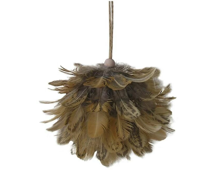 CHALET Aufhänger Federball 1 Stück, Braun