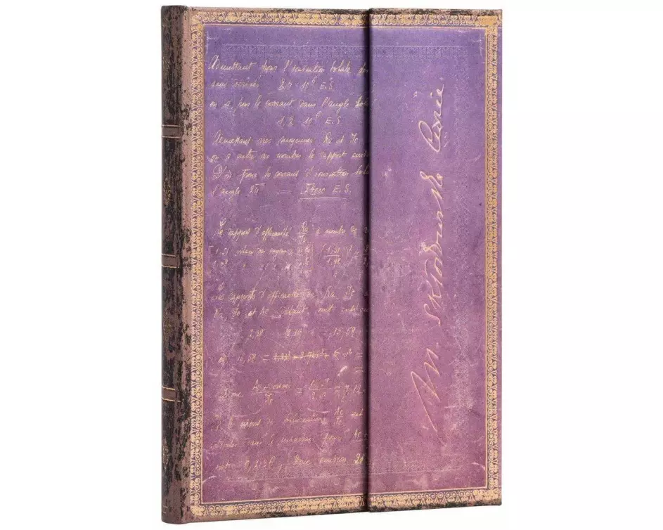 Marie Curie, Science of Radioactivity Midi Lined Hardcover Journal, 144pg, 120GSM by Paperblanks (Embellished Manuscripts Collection)