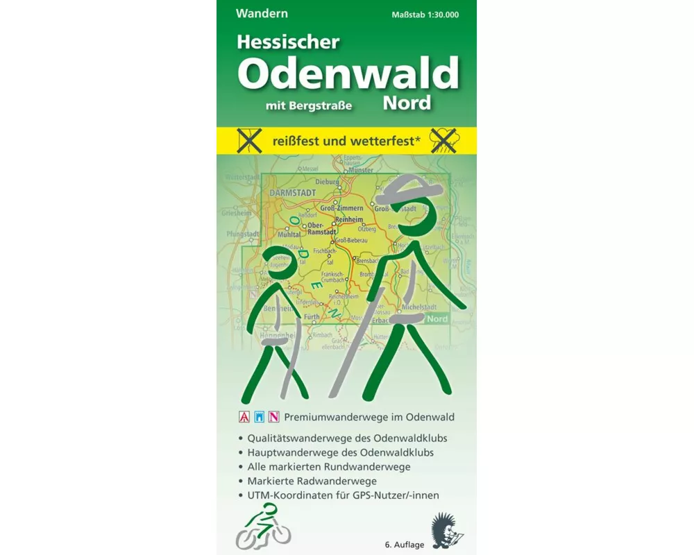 Wandern, Hessischer Odenwald Nord mit Bergstraße