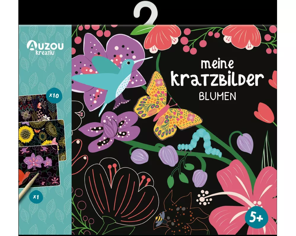 Auzou Meine Kratzbilder - Blumen