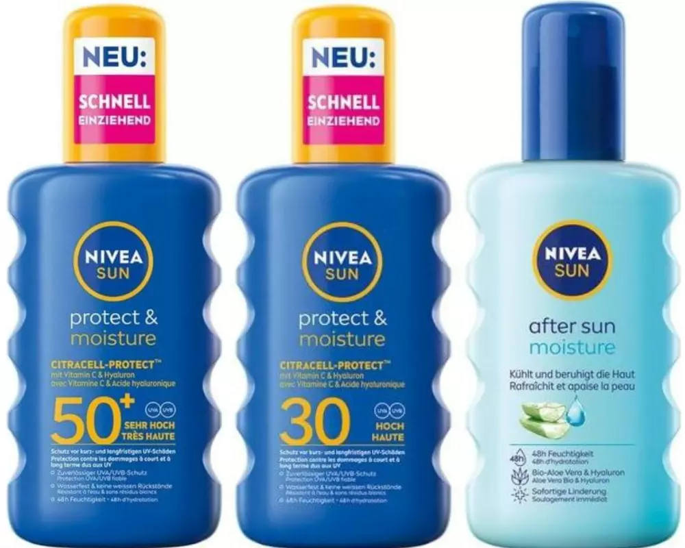 NIVEA SUN Sun Urlaubsset Schutz 3er Set