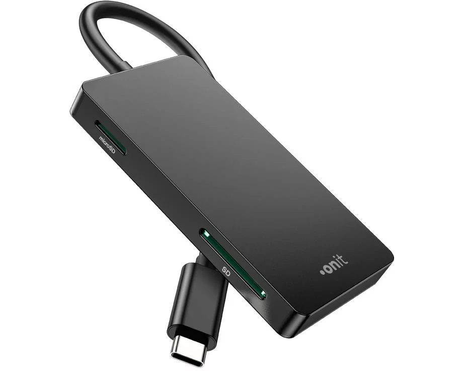 onit Card Reader Extern USB-C 3-in-1