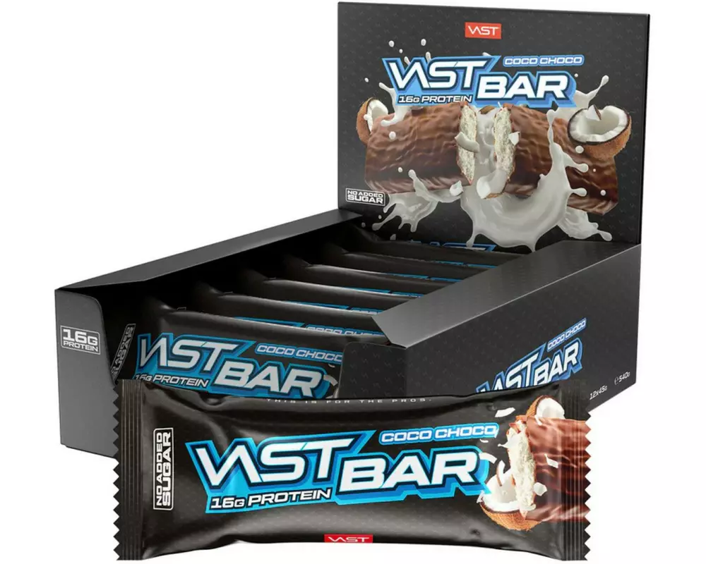 VAST Riegel VAST Bar Coco Choco, 12 x 45g