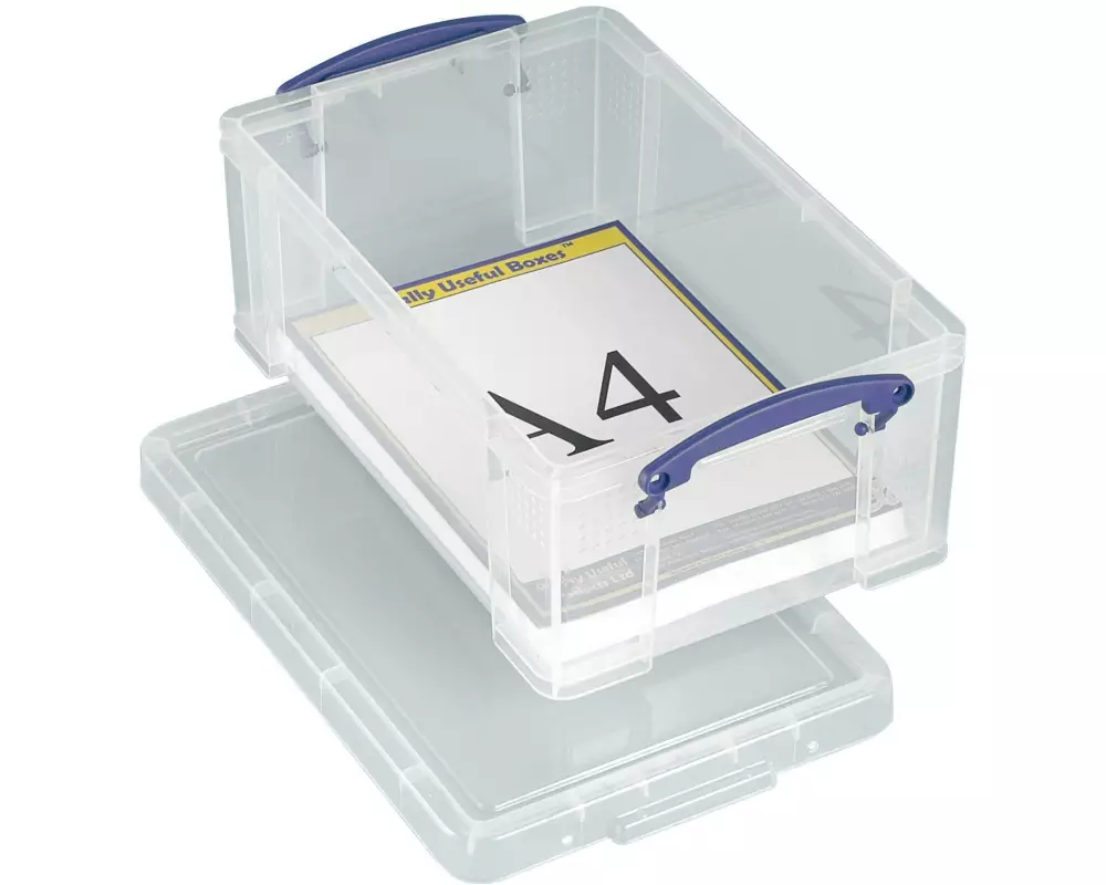 Really Useful Box Aufbewahrungsbox 9 Liter, Transparent