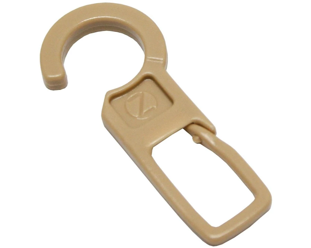 Gardinia Faltenlegehaken Natur, 10 Stück, 10 mm