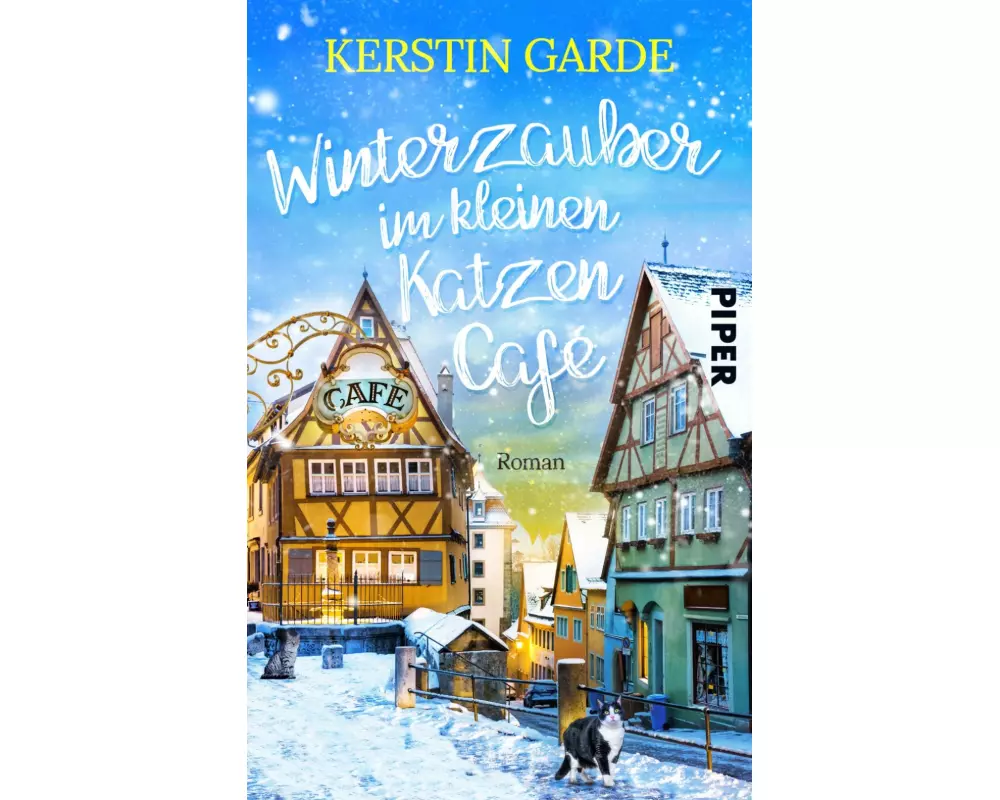 Winterzauber im kleinen Katzen-Café