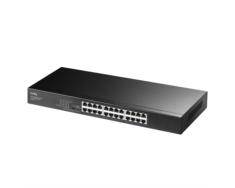 CUDY GS1024E 24-Port Gigabit Switch Light Managed Rackmount