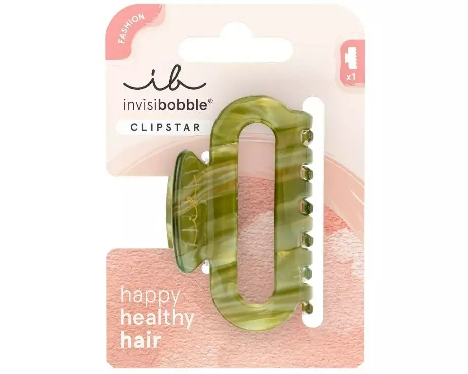 Invisibobble Haarklemme Invisibobble Clipstar M, Evergreen 1 Stück