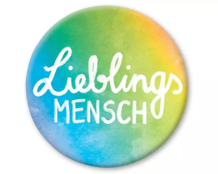 Cart Haftmagnet Lieblingsmensch 1 Stück, Mehrfarbig