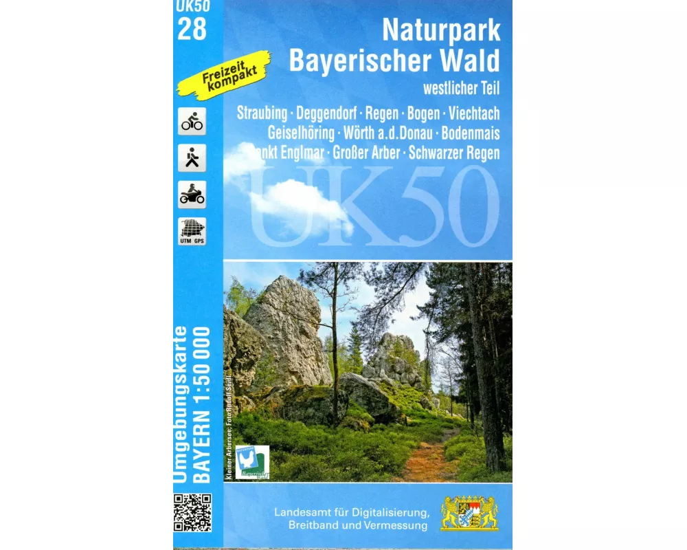 UK50-28 Naturpark Bayerischer Wald - westlicher Teil
