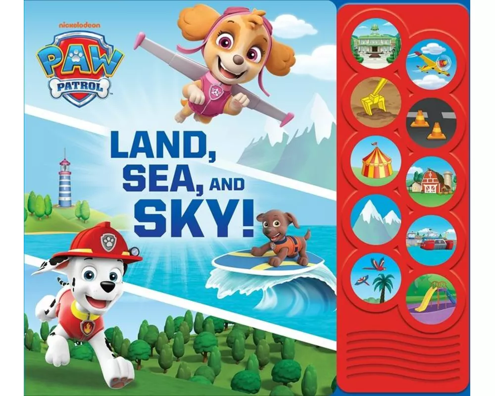 Nickelodeon Paw Patrol: Land, Sea, and Sky! Sound Book