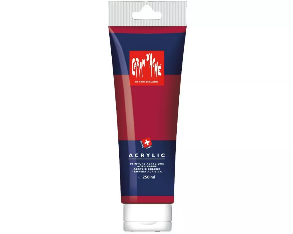 Caran d'Ache Acrylfarbe 250 ml, Karmin