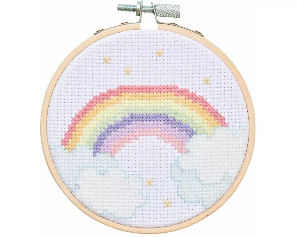 Stickpackung Mini Kit Regenbogen