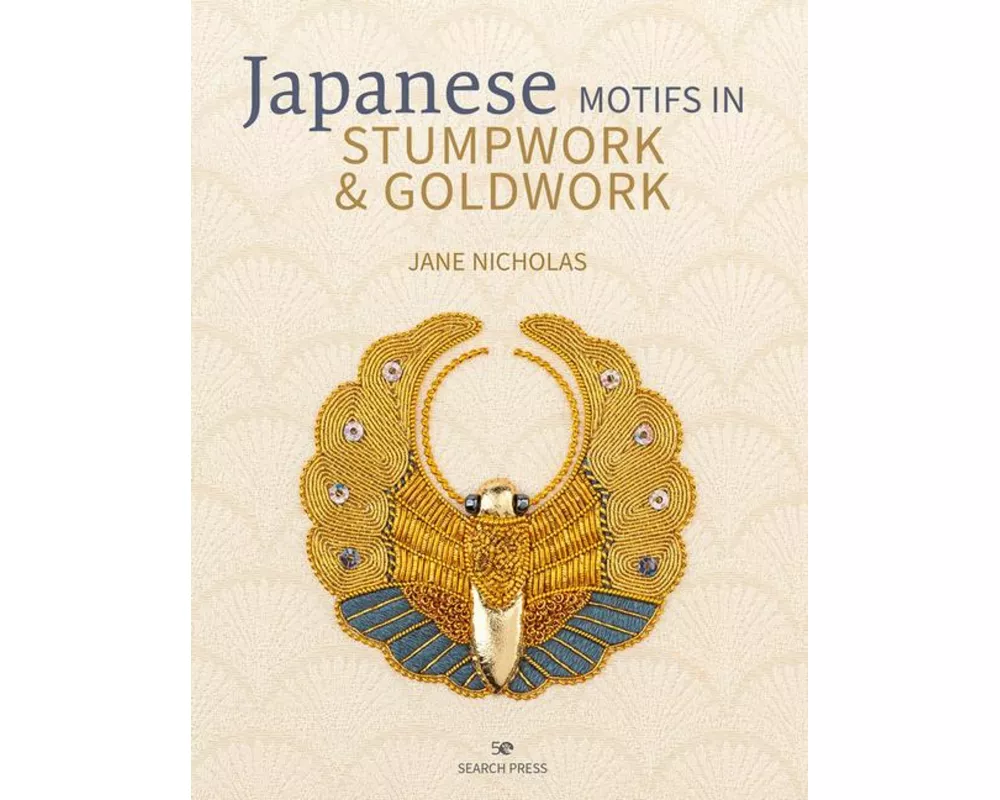 Japanese Motifs in Stumpwork & Goldwork
