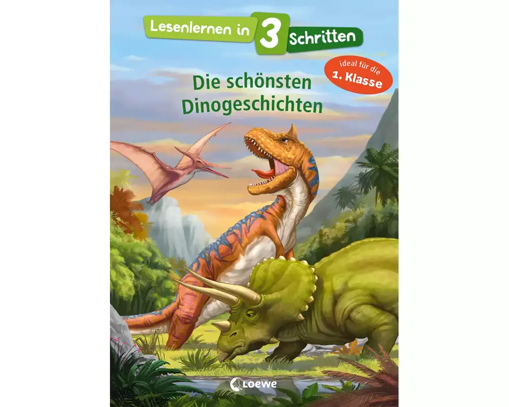 Lesenlernen in 3 Schritten - Die schönsten Dinogeschichten