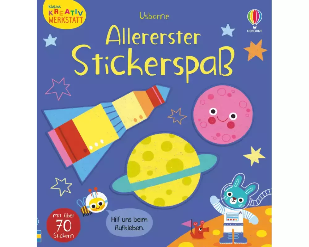 Kleine Kreativ-Werkstatt: Allererster Stickerspaß