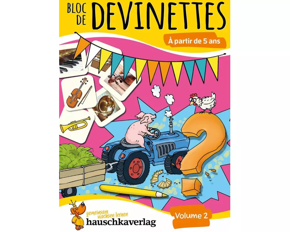 Bloc de casse-têtes et livre activite 5 ans - Tome 2 : Des énigmes colorées pour la maternelle - cahier activite 5 ans labyrinthe, sudoku, etc pour st