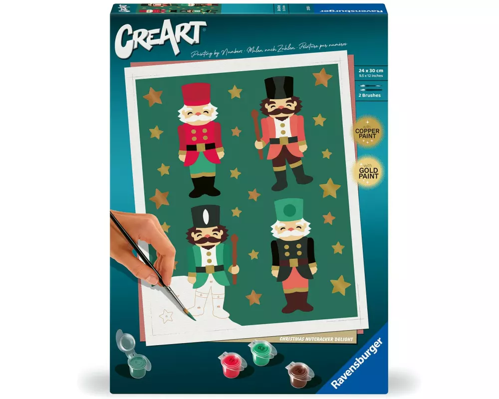 Ravensburger Malen nach Zahlen CreArt: Christmas Nutcracker Delight