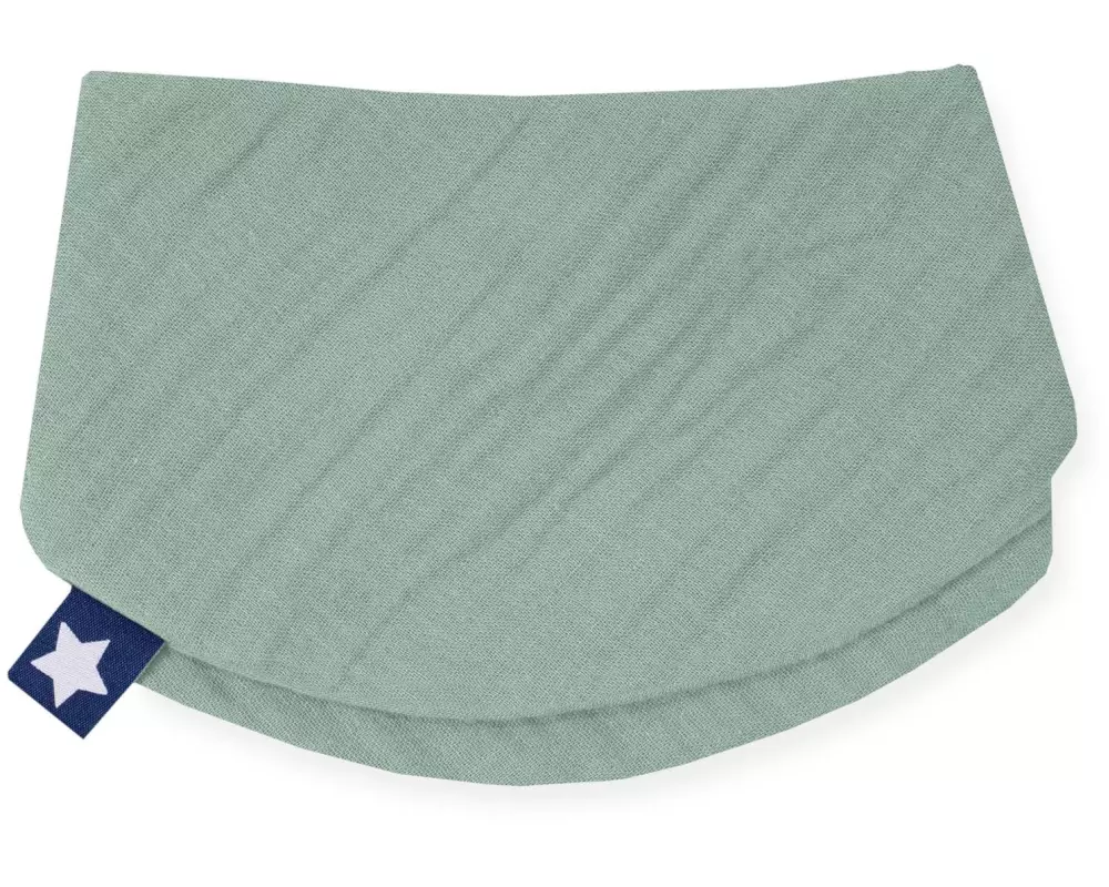 Julius Zöllner Dreieckstuch Musselin Grün