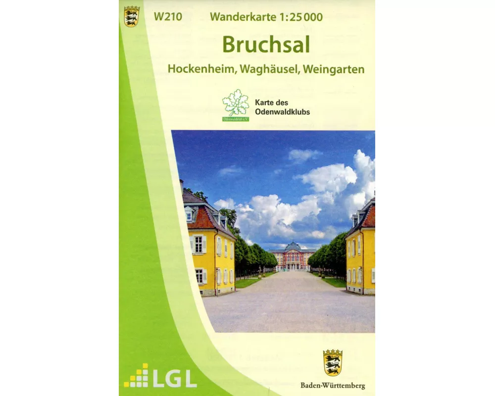 W210 Wanderkarte 1:25 000 Bruchsal