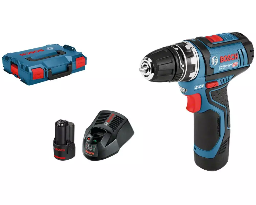 Bosch Professional Akku-Bohrschrauber GSR 12 V-15 FC Kit 2x 2.0 Ah