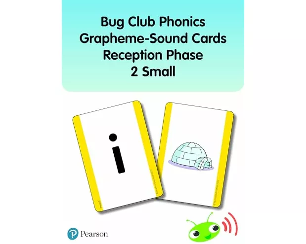 Bug Club Phonics Grapheme-Sound Cards Reception Phase 2 (Small)