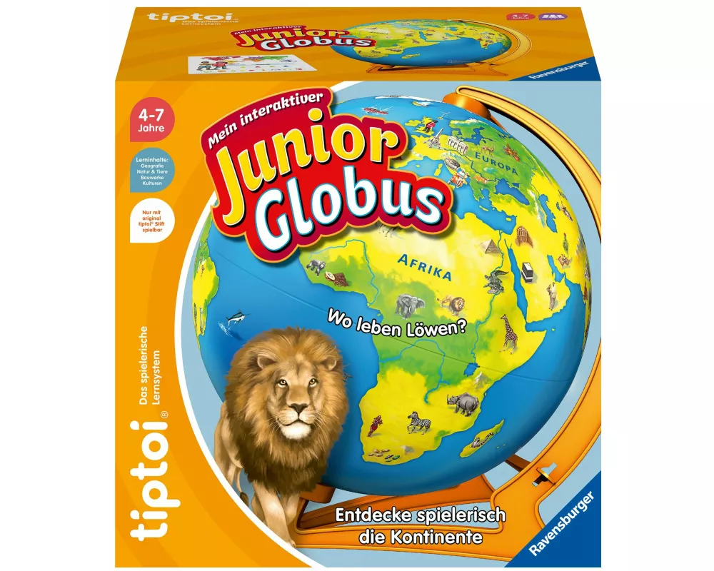 tiptoi Mein interaktiver Junior Globus - ab 4 Jahre