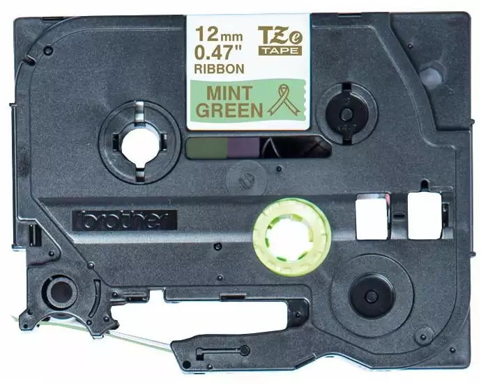 Brother Beschriftungsband TZe-RM34 Gold auf Grün