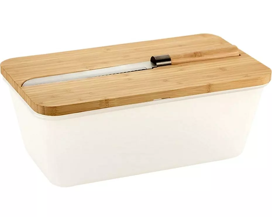 Kesper Brotbox Transparent/Weiss