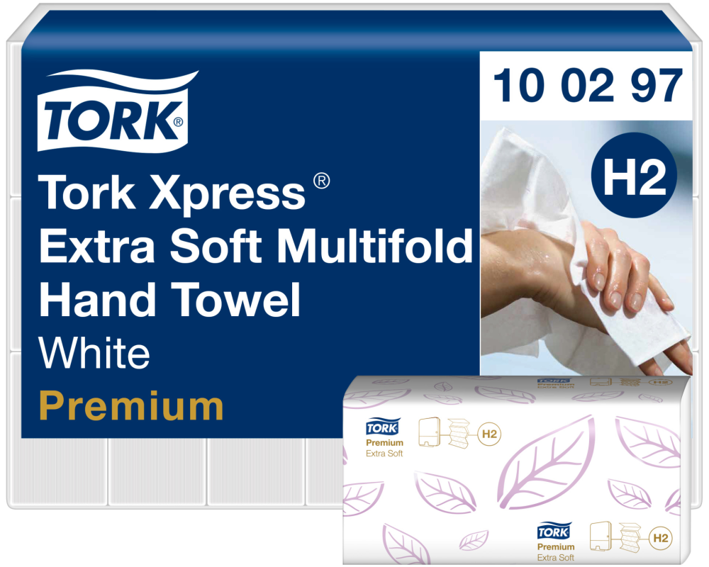 TORK Premium Handtücher H2 100297 Xpress® 2100 Blatt