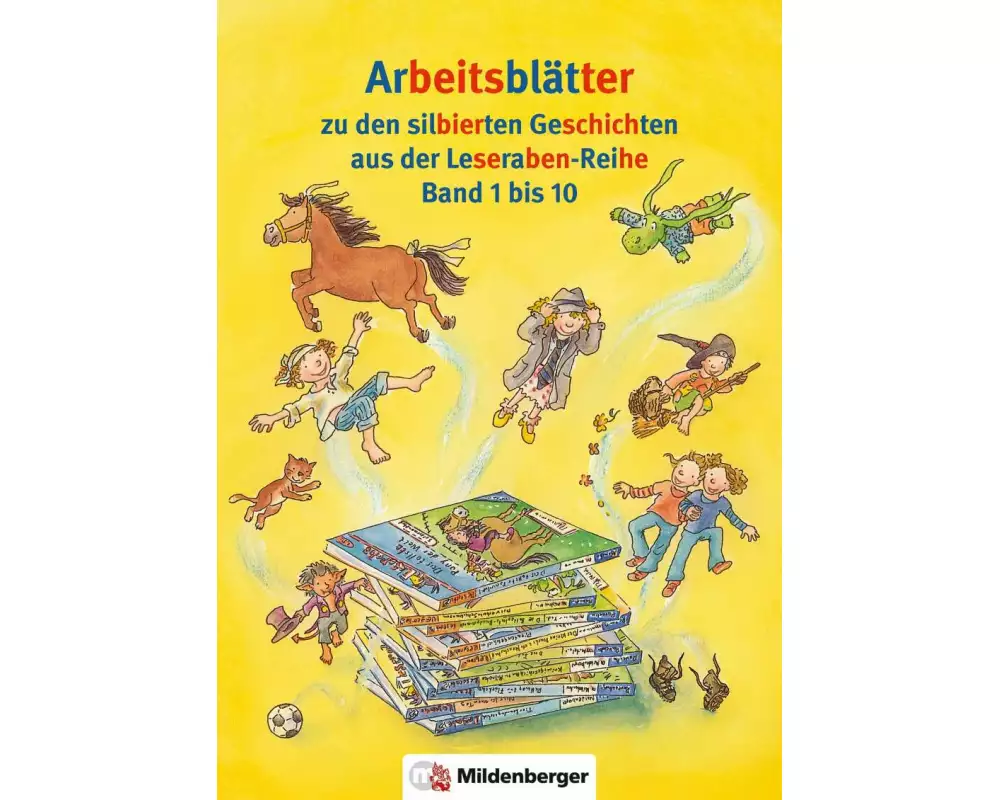 Der Leserabe mit Silbentrenner. Arbeitsblätter zu Band 1 bis 10