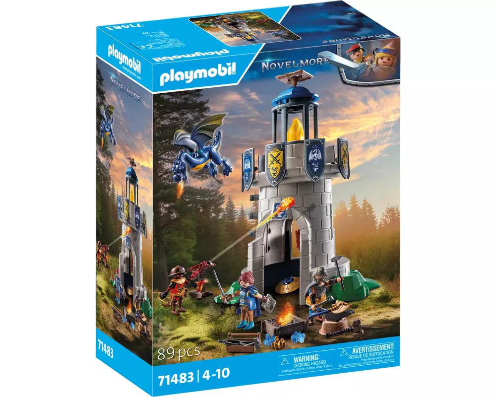 Playmobil Novelmore Ritterturm mit Schmied und Drache 71483
