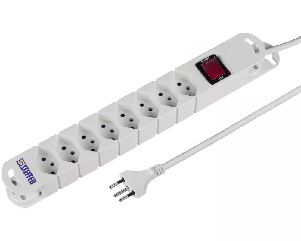 STEFFEN Steckdosenleiste STEBA VARIABL 8x T13 5 m
