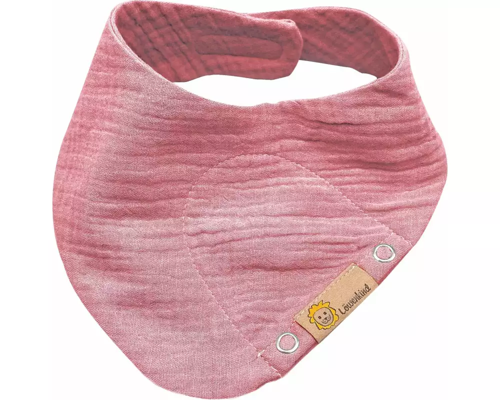 Löwenkind Dreieckstuch Mini Altrosa 6 Mt. - 4 Jahre