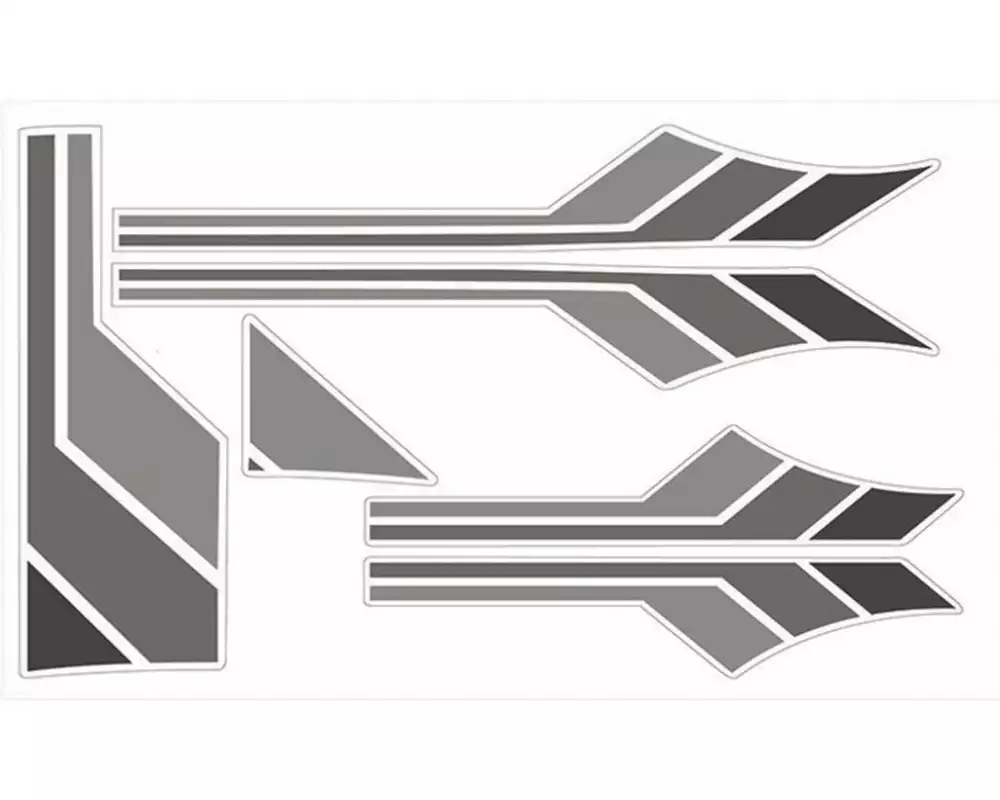 RC4WD Toyota 82-83 Body Decals Grau