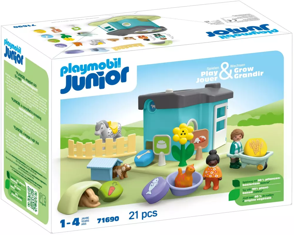 Playmobil Junior Tierpension mit Futterspender 71690