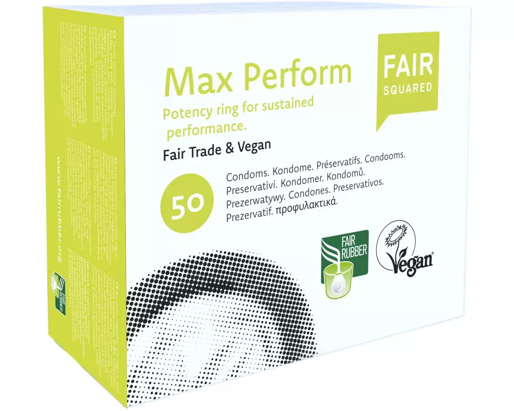 Fair Squared Kondome Max Perform 50, Fair-Trade, Vegan
