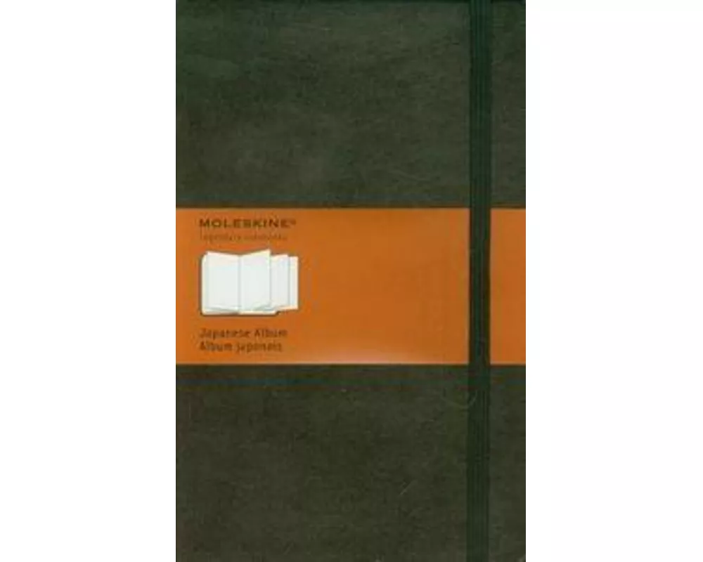 Moleskine Art Plus Japanese Album, Large, Black, Hard Cover (5 x 8.25)