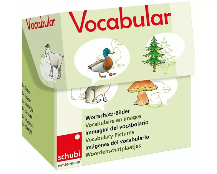 Vocabular Wortschatzbilder - Tiere, Pflanzen, Natur