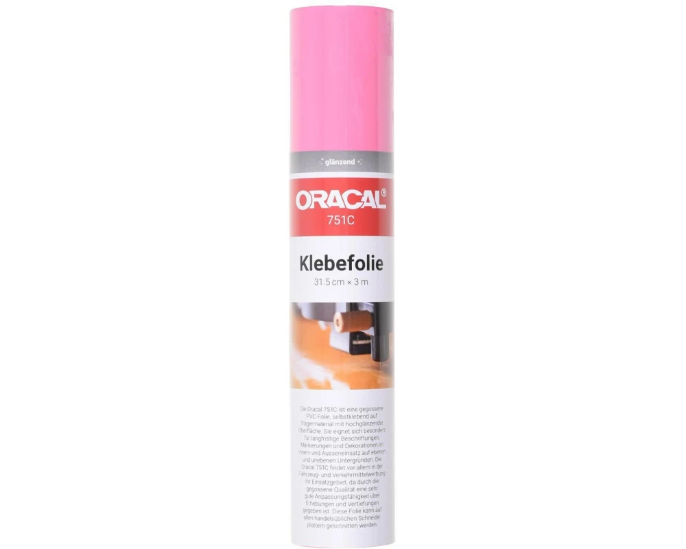 ORAFOL Vinylfolie Oracal 751C / 31.5 x 300 cm Pink