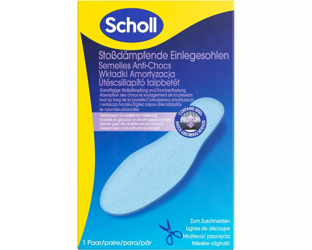 Scholl Einlegesohlen Shock Reducer Sohle im Falt-Format 1 Stück
