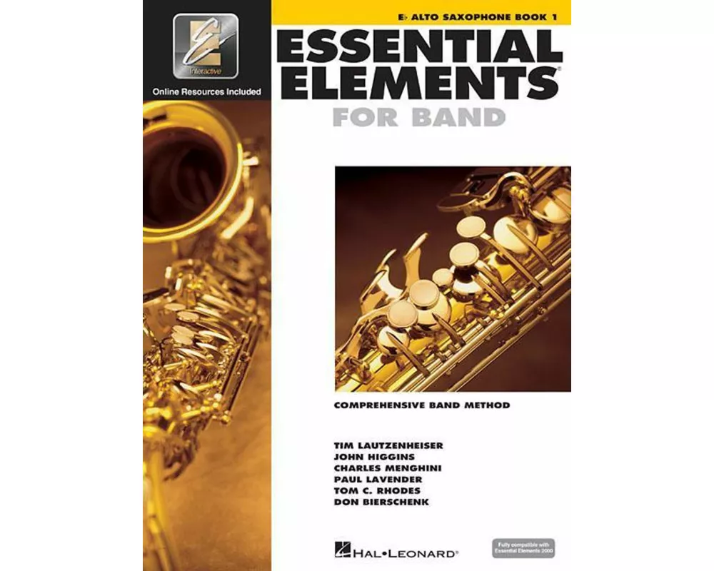 Essential Elements for Band - Eb Alto Saxophone Book 1 with Eei (Book/Media Online)
