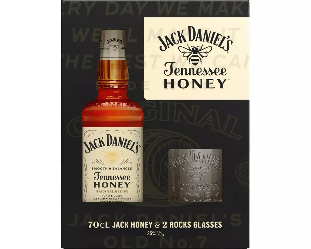 Jack Daniel's Tennessee Honey Geschenkpackung 0.7 l