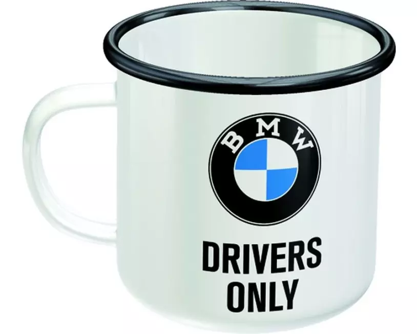 Nostalgic Art Universaltasse BMW Drivers 360 ml, 1 Stück, Weiss