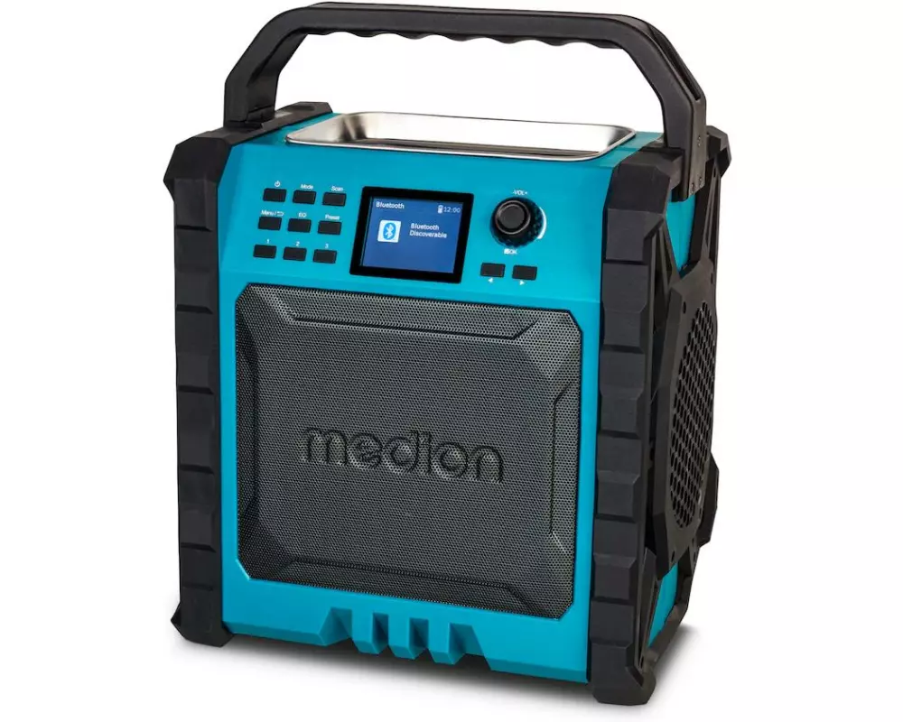 Medion Baustellenradio LIFE P66896 Himmelblau