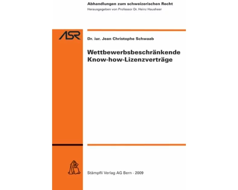 Wettbewerbsbeschränkende Know-how-Lizenzverträge