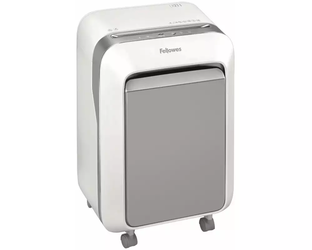 Fellowes Aktenvernichter LX211 P-5, 15 Seiten, Weiss