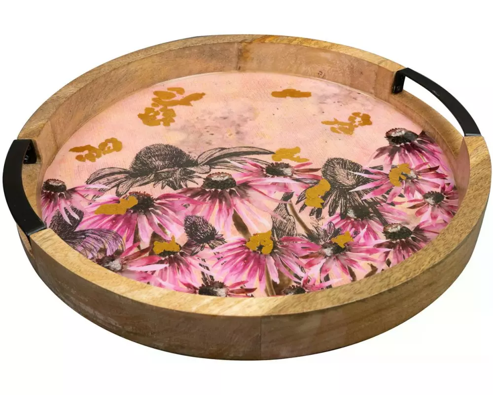 CHALET Dekoteller Polly Ø 35, Pink