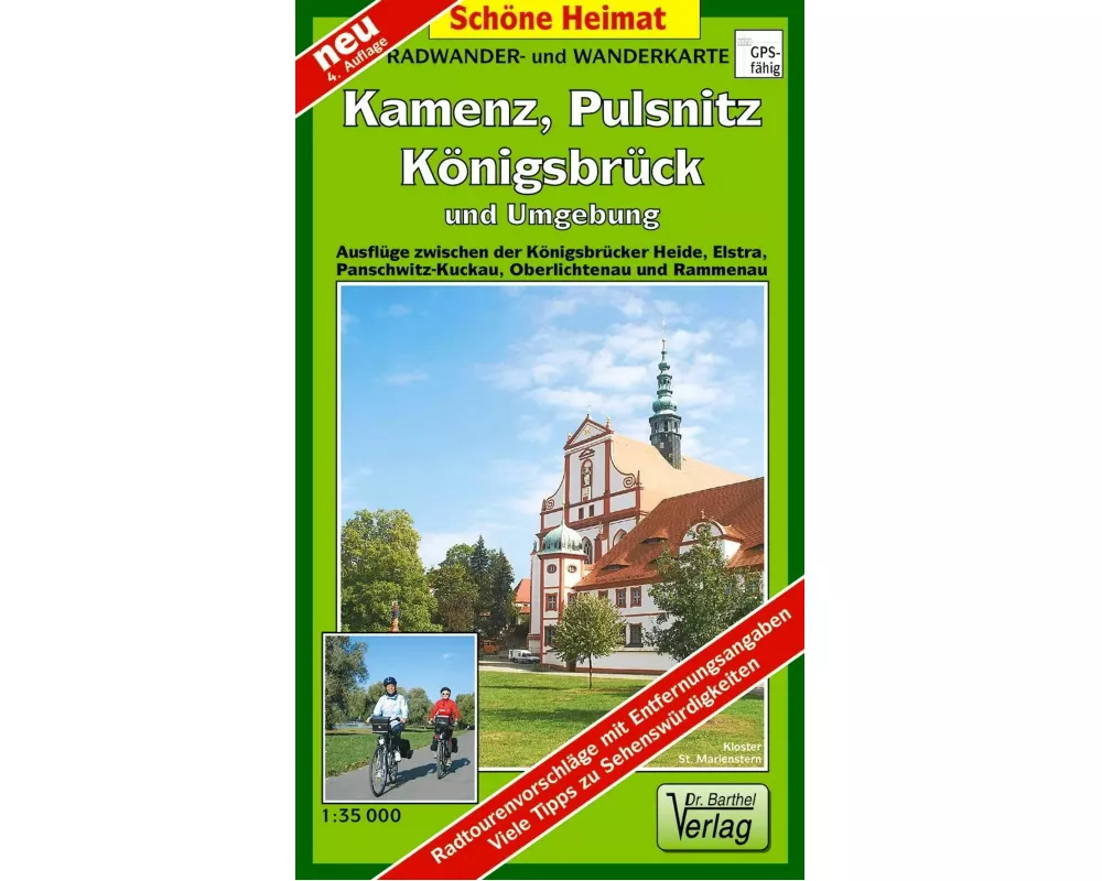 Kamenz, Pulsnitz, Königsbrück und Umgebung 1 : 35 000