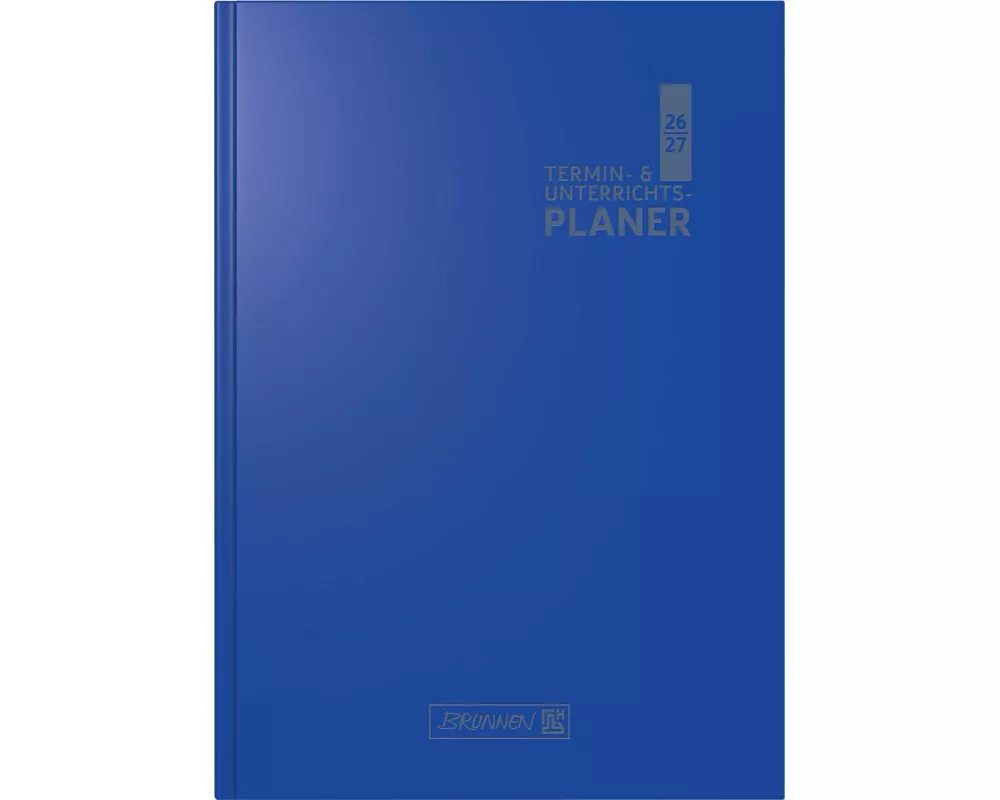Termin- & Unterrichtsplaner 2026/2027 | A5, Kunststoff, blau